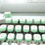 Hermes 3000 Green Typewriter Revised with New Ribbon
