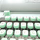 Hermes 3000 Green Typewriter Revised with New Ribbon