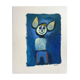 Tableau "Le Faune" HSP par J.M. Brossat (né en 1946)