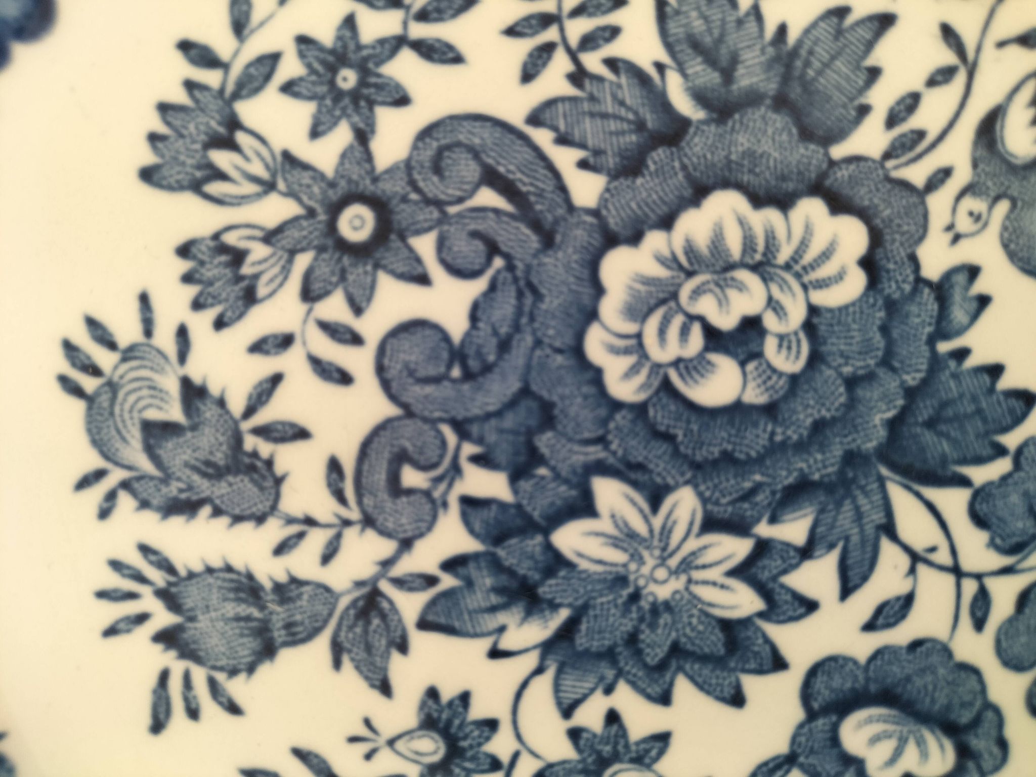4 Ridgway Windsor Blue English Dessert Plates – Staffordshire