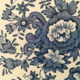 4 assiettes à dessert anglaises Ridgway Windsor bleues – Staffordshire