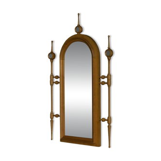 Architectural revival vanity mirror, France, 1960s