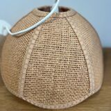 Vintage raffia pendant light