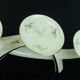 Mid century porcelain candle holder alka-kunst bavaria decor 'peking'
