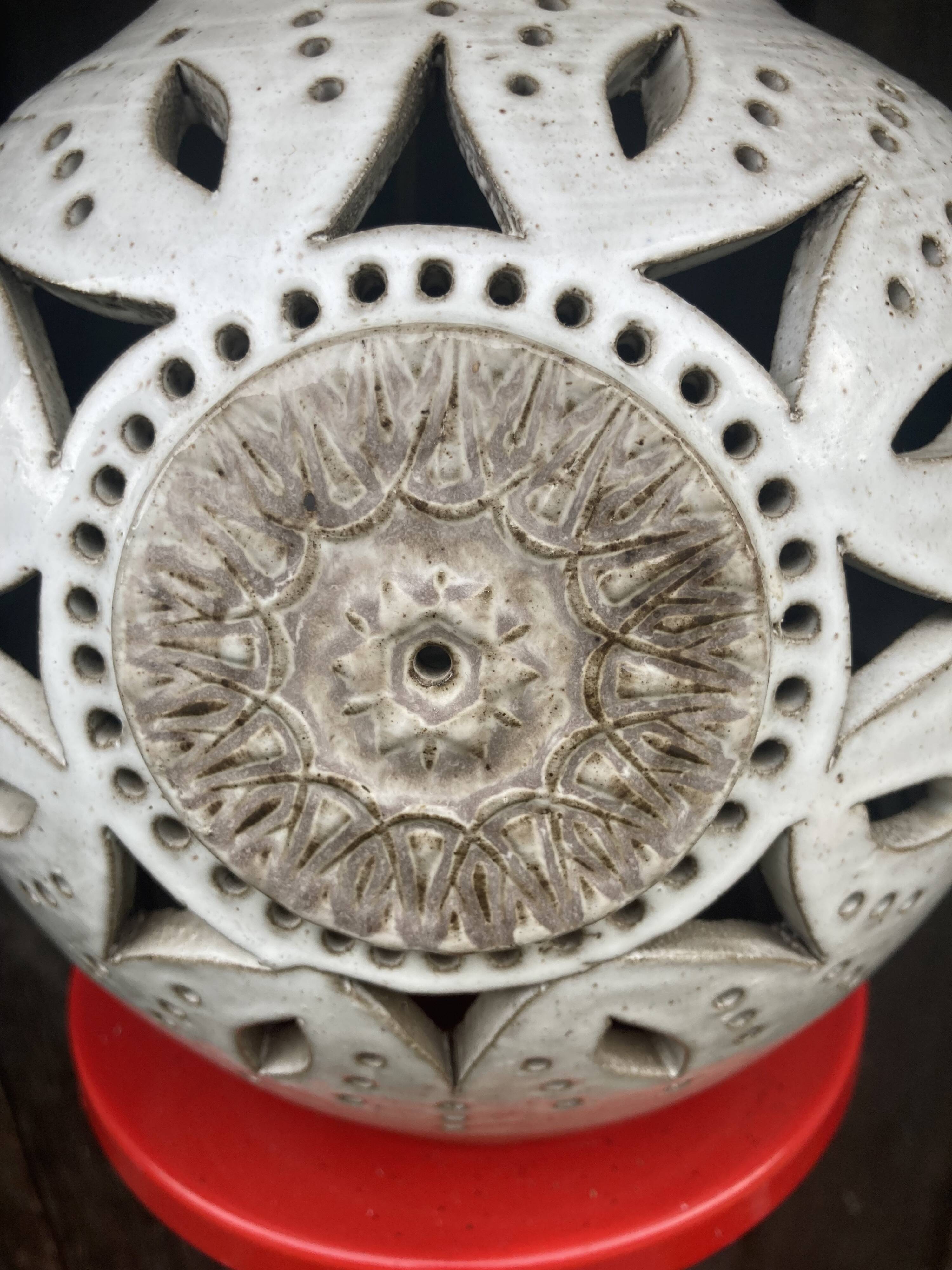 Pierre Pissareff, two-light lamp, signed, Dlg of Georges Pelletier