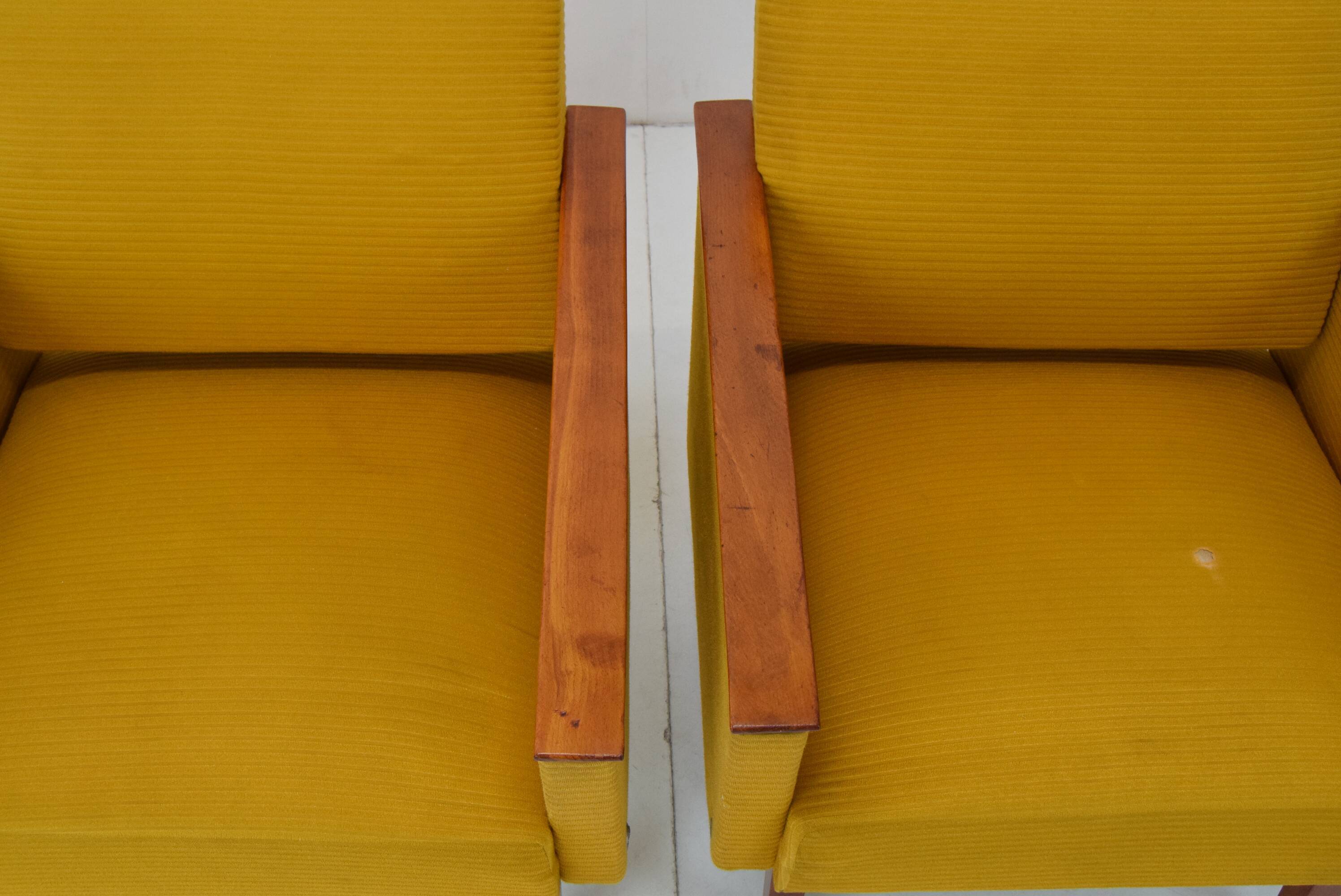 Set of two Armchairs,Czechoslovakia,1960's.