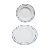 Hollow earthenware plates Iron Earth, Russia