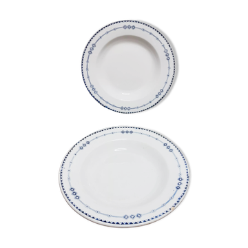 Hollow earthenware plates Iron Earth, Russia