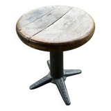 Tabouret industriel ancien Singer