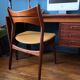 Scandinavian chair Erik Buch in teak and leather