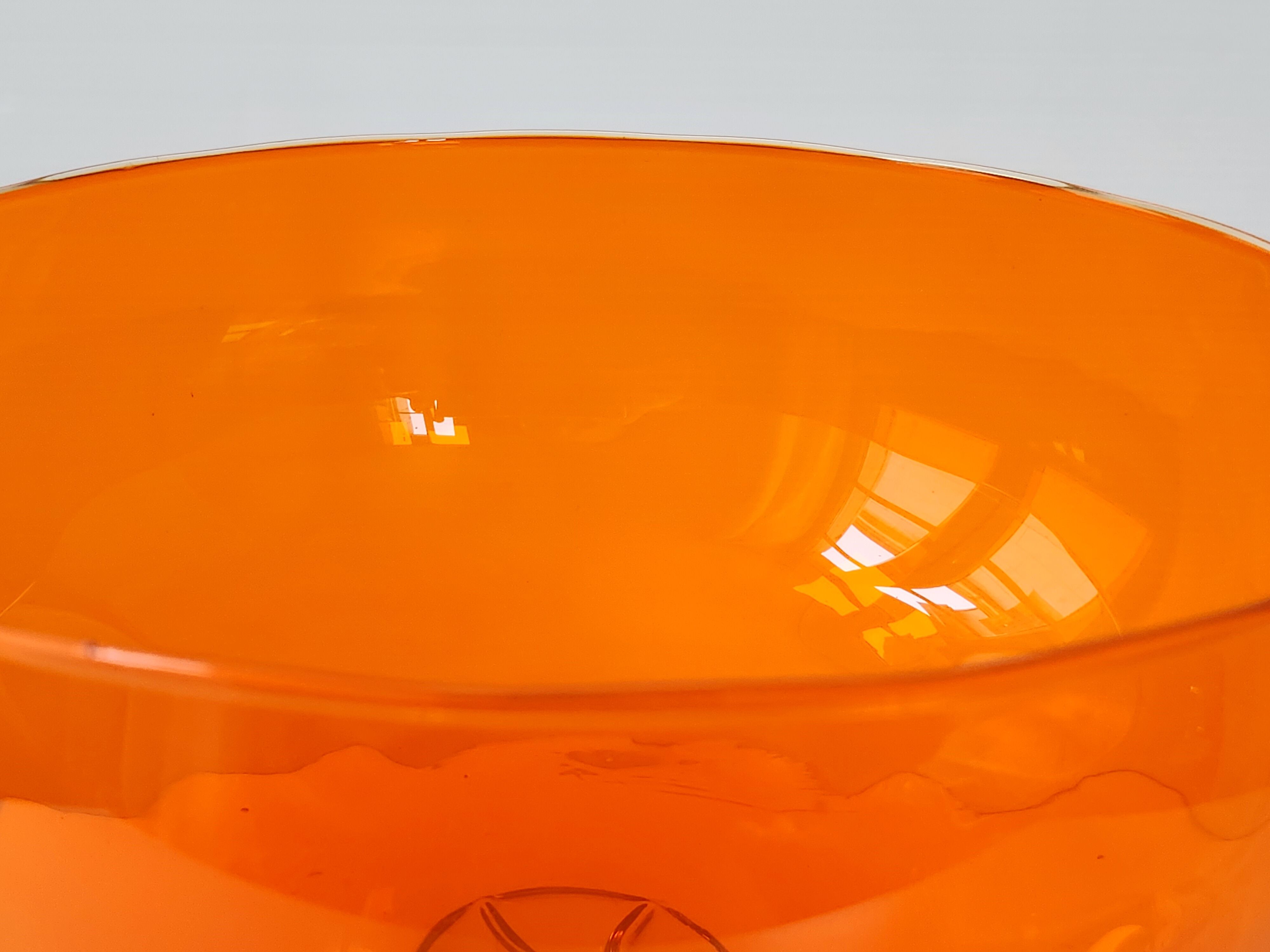 Vintage glass cup 1970