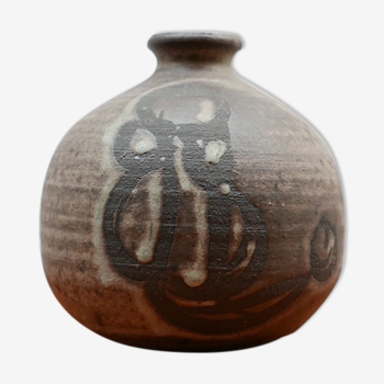 Mid-century small ceramic artist vase