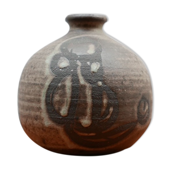Mid-century small ceramic artist vase