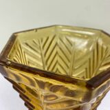 Vase art déco ambré