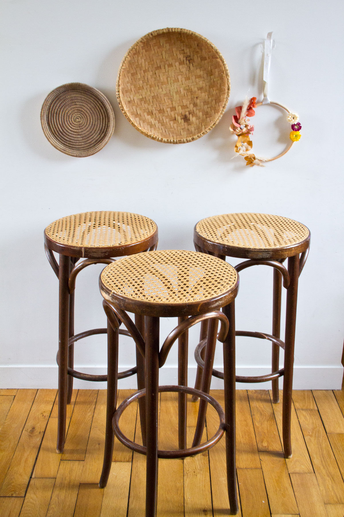 Set of 3 bar stools