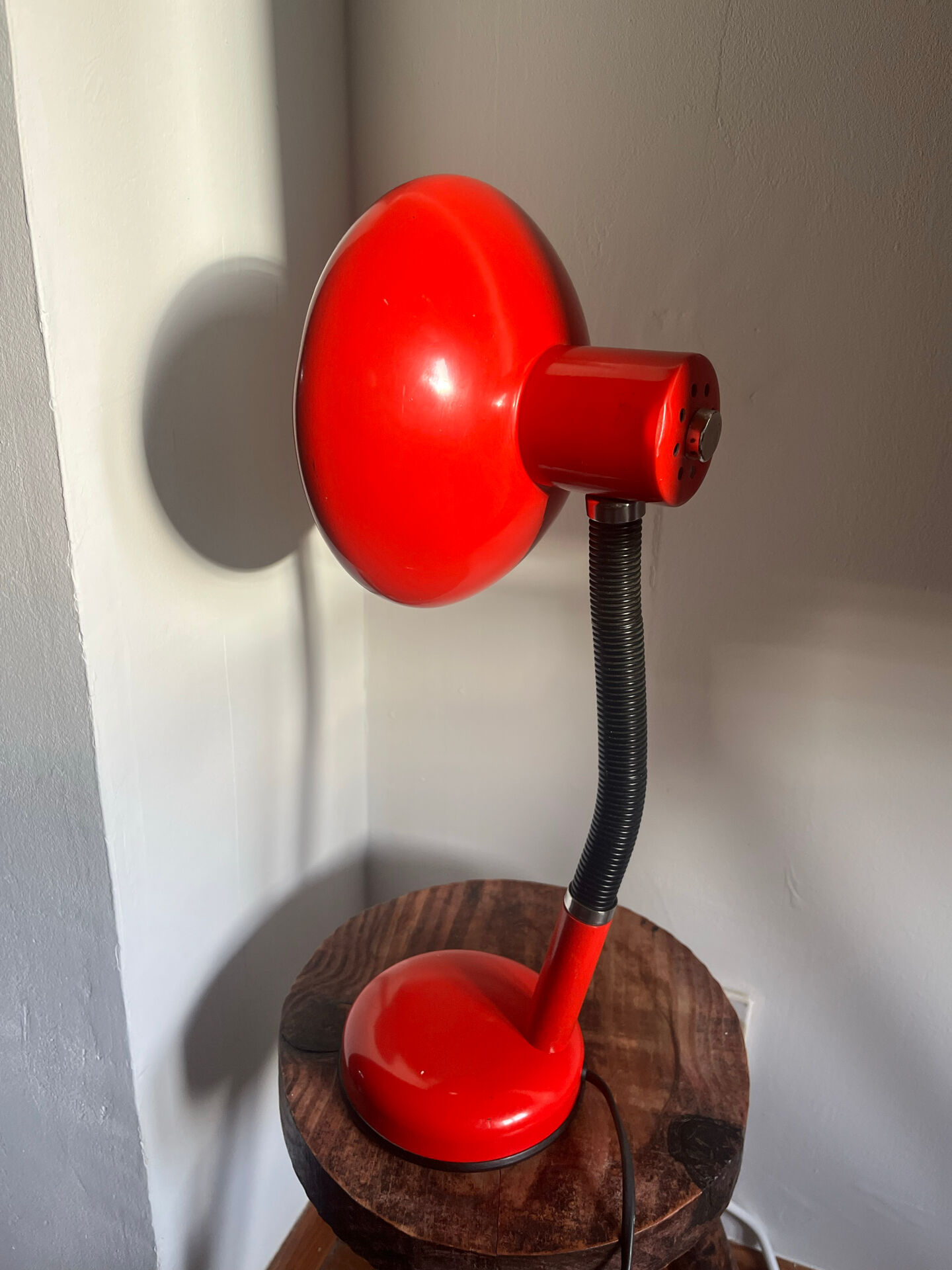 Lampe vintage orange Kema Keur