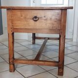 Table de ferme ancienne en bois de hêtre XIXème