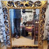 Golden rocaille mirror