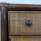 Commode bambou et rotin