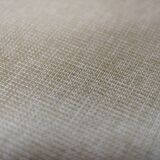 Vintage Mid-Century Modern Danish Teak & Beige Fabric Chairs, Set of 4