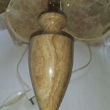 Bronze lamp and alabaster