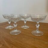 Crystal champagne glass