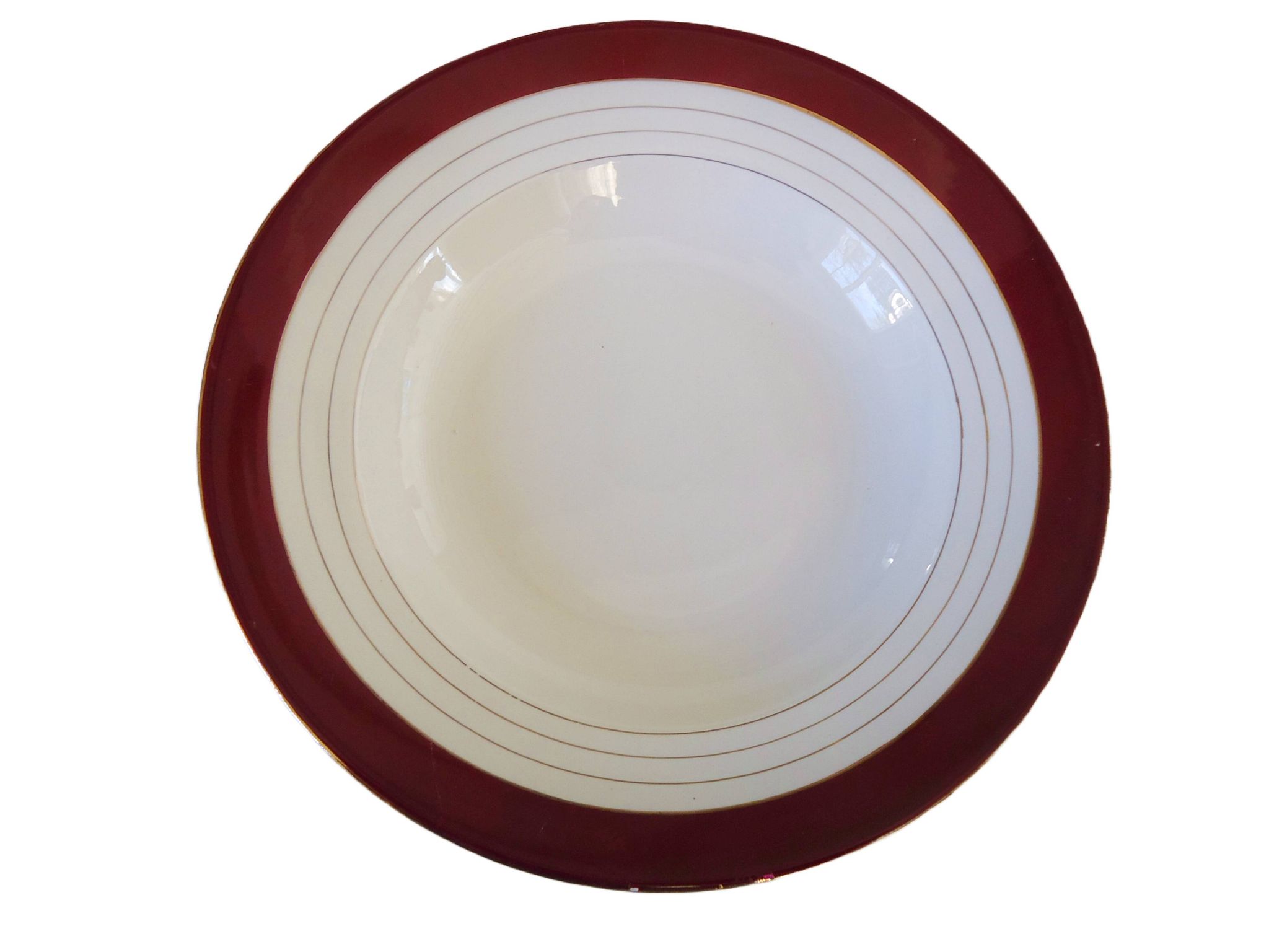 Assiettes creuses porcelaine opaque digoin sarreguemines modèle pasteur