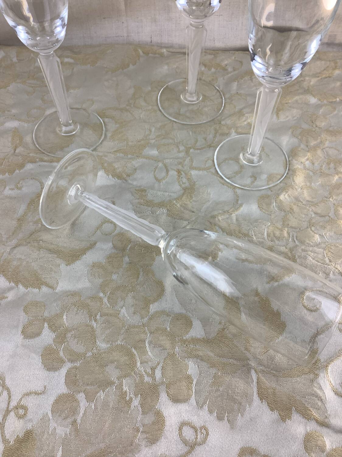 4 Antique DG Durand Flutes