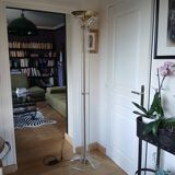 Italian design plexiglass floor lamp.