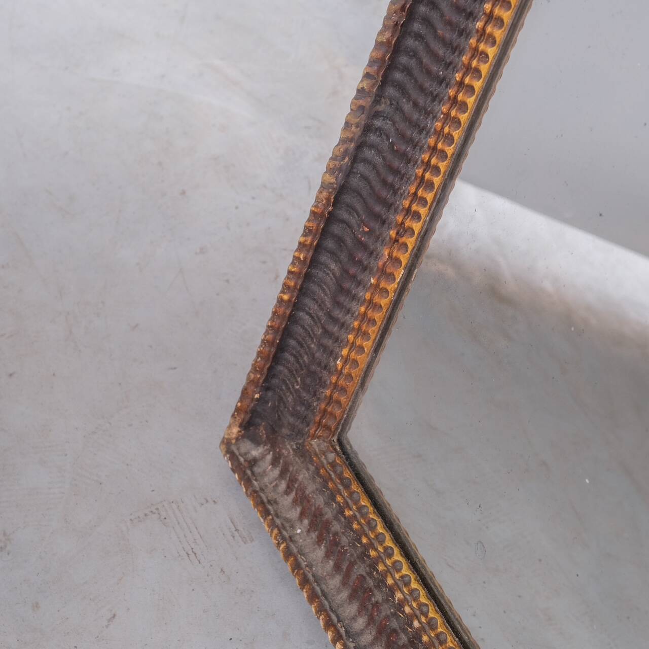 Antique Belgium Large Mirror