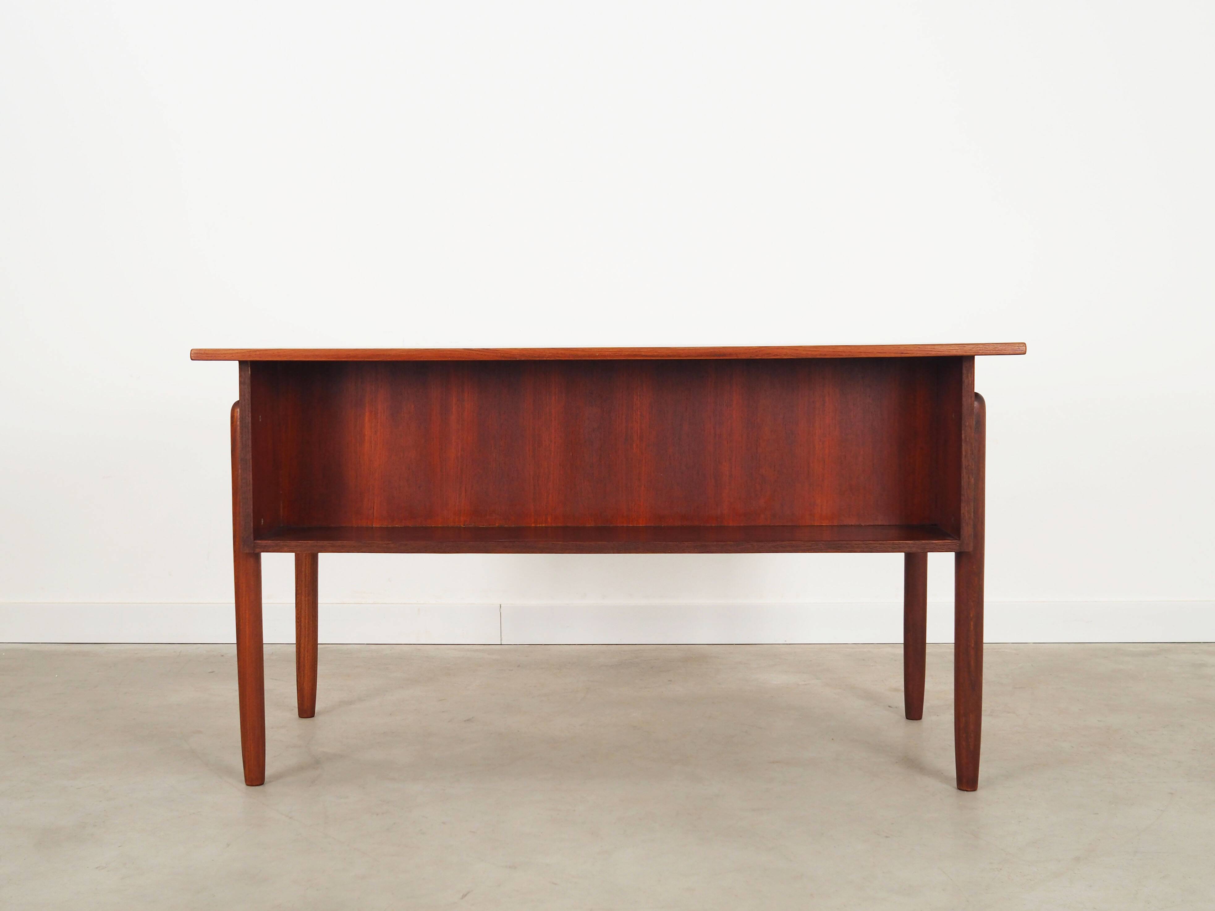 Teak desk, Danish design, 1960s, production: Denmark