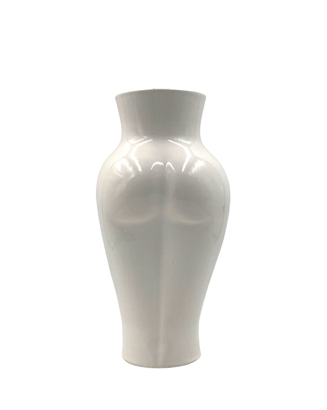 Postmodern ceramic 'Femme' vase, Baba, Vallauris France ca. 1980s