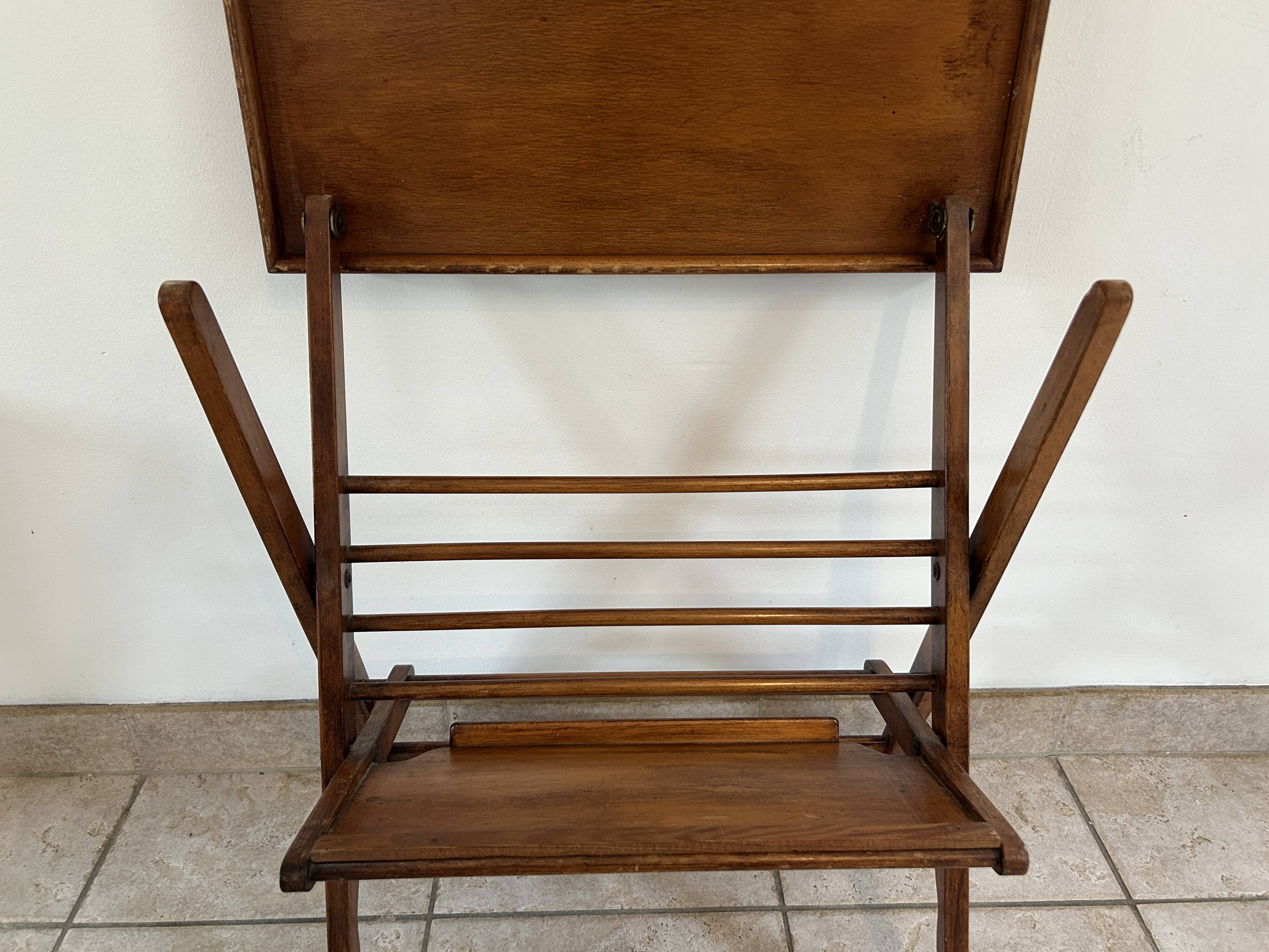 Table d'appoint, porte-revues scandinave vintage