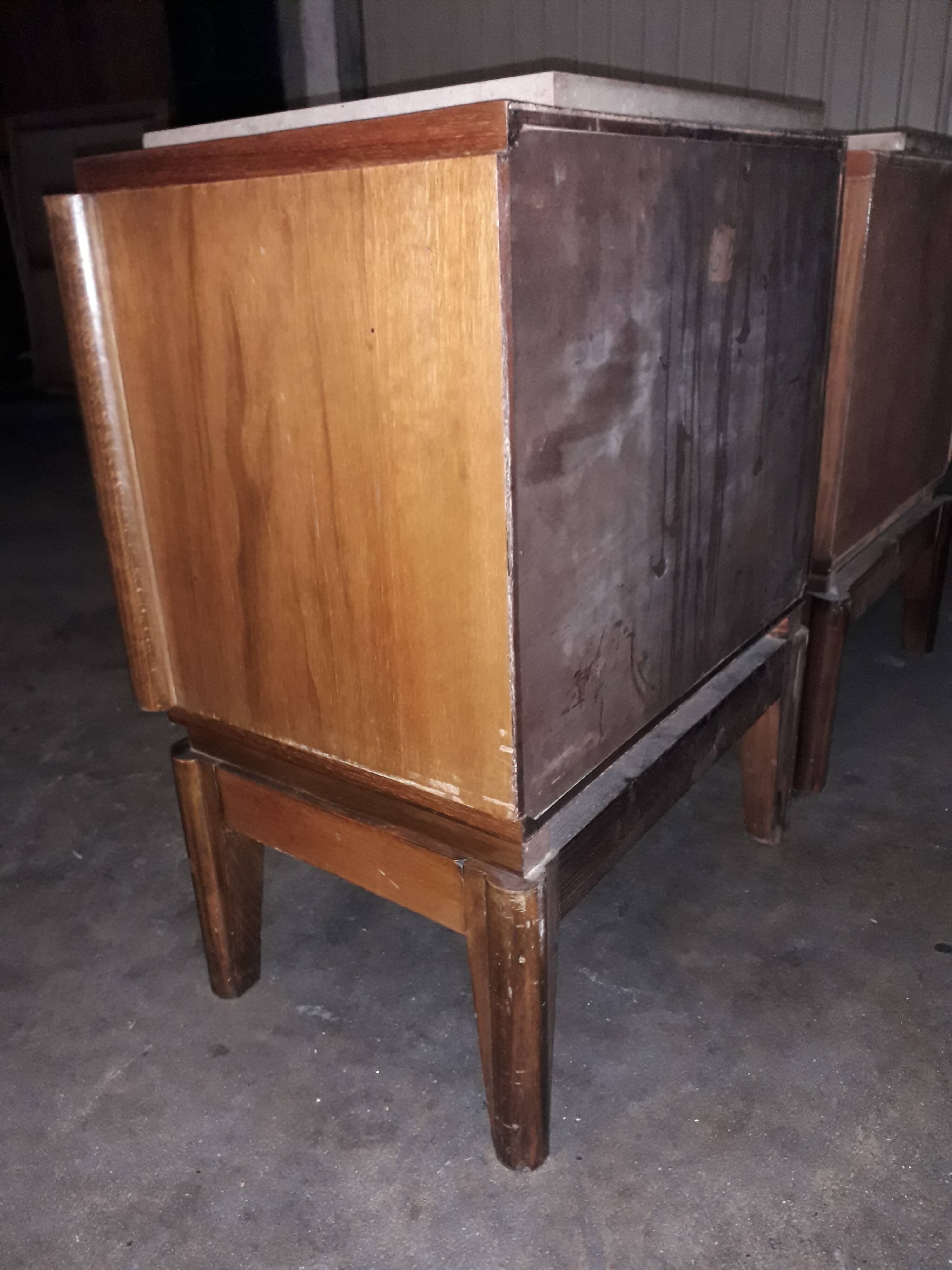 Paire de chevets vintage