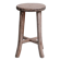 Primitive Mid-Century French Wooden Stool or Side Table
