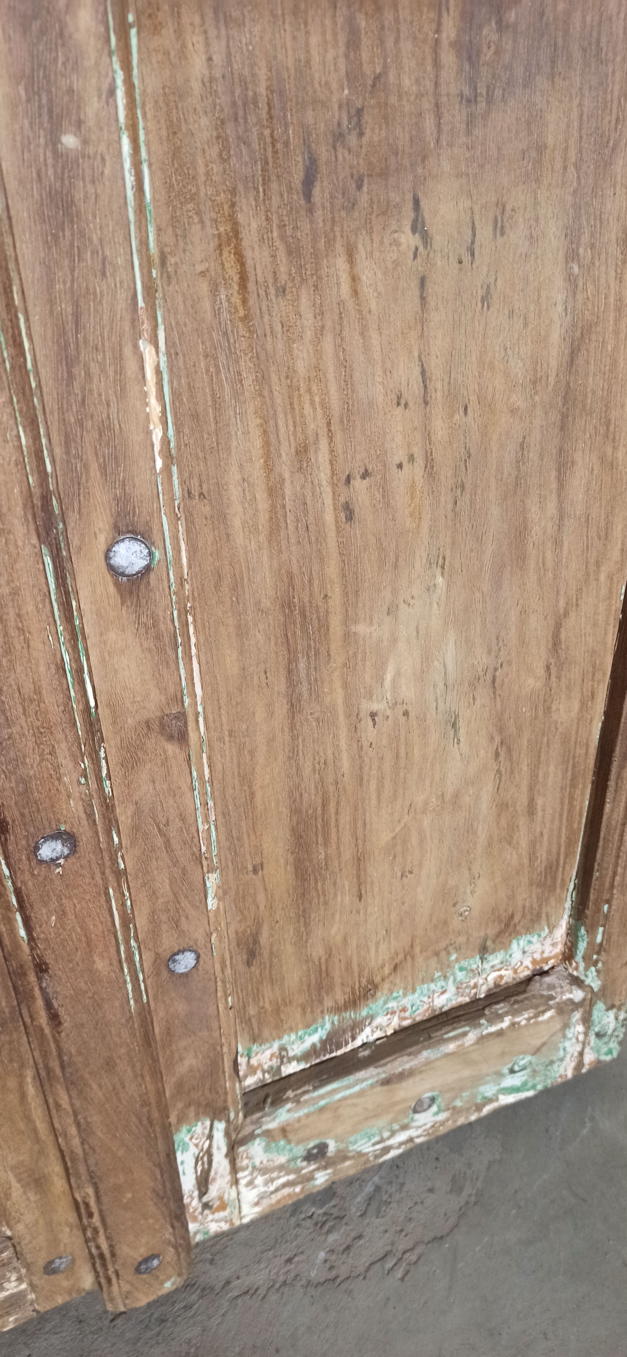 Old wooden door