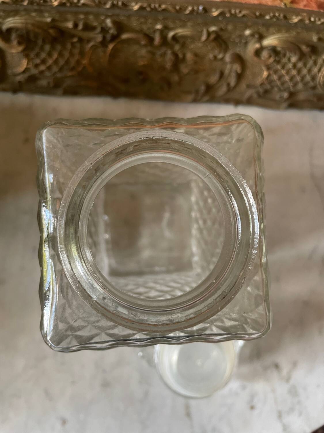 Carafe à whisky en verre
