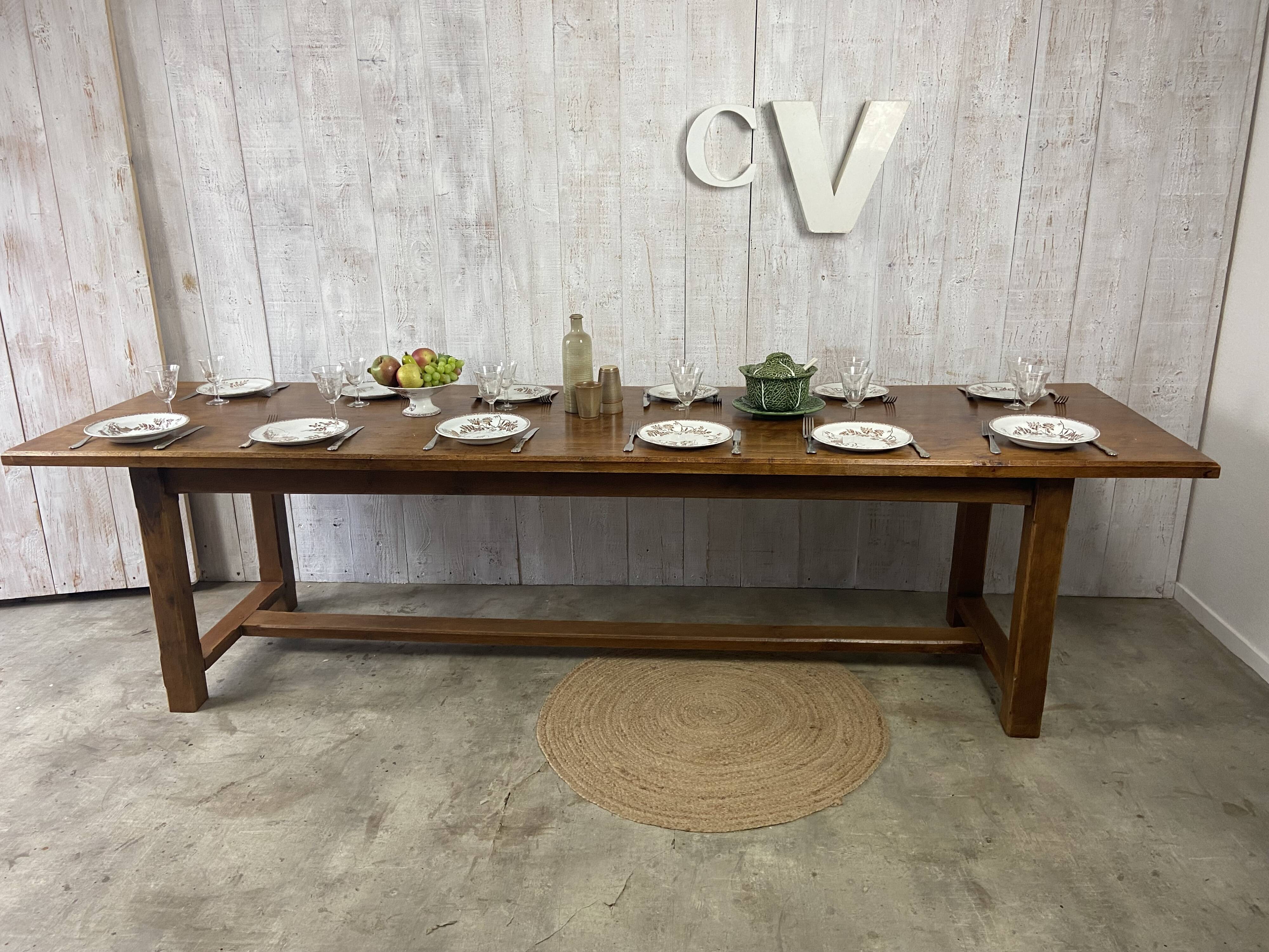 Table de ferme 280x77cm