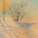 Winter scenery, Aquarelle on Paper, 51 x 40 cm