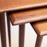 Suite of vintage nesting tables