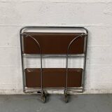 Mid-century folding serving trolley by Bremshey Solingen, 1950s