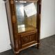 Vitrine dans le gout de Dudouyt en chêne à colonnes cannelées