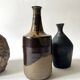 Céramique - Vase soliflore en grès émaillé, France vers 1970