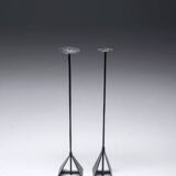 2 bougeoirs brutalistes