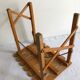 Folding stool with slats