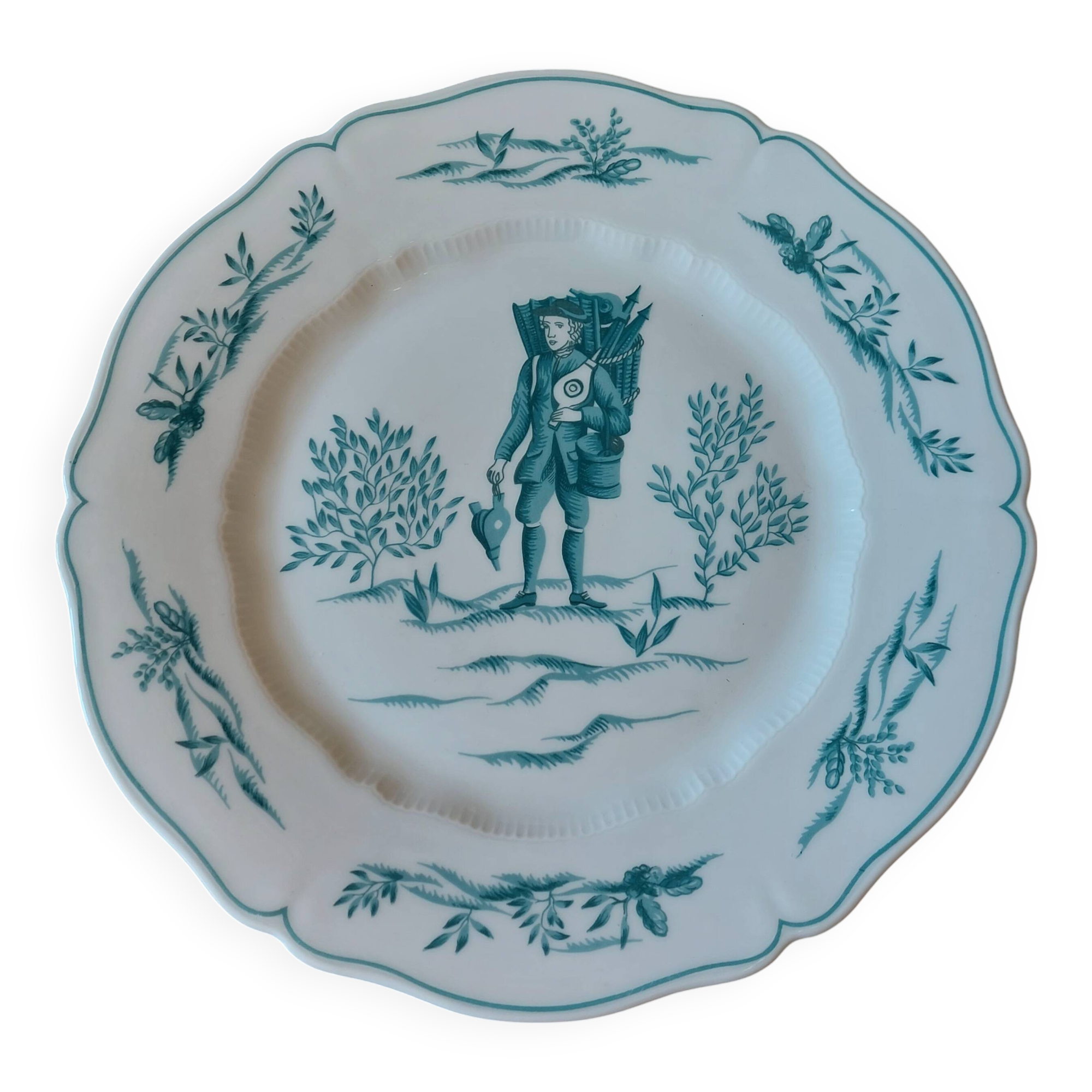 Suite de 6 assiettes Haviland Les Islettes