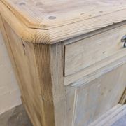 Old raw wood sideboard