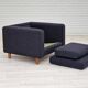 1970s, Danish design by H.J. Wegner, reupholstered armchair, model GE300.