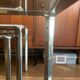 Chrome nesting tables designed and produced by Fratelli Orsenigo.