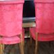 6 leatherette chairs